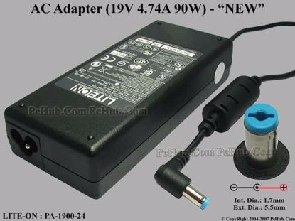 LIEN Electronics LE-9215A20-6 AC Adapter- Laptop 24V 2.5A, 2.5/5.5mm, C14