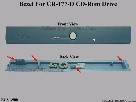 Picture of ECS A900 CD-ROM - Bezel CR-177-D