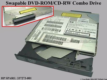 HP SPARE: 337273-001, GPN: 383696-002