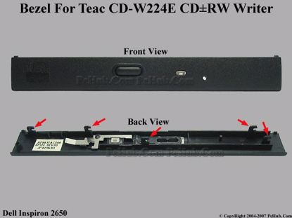 Picture of Dell Inspiron 2650 CD-RW - Bezel CD-W224E