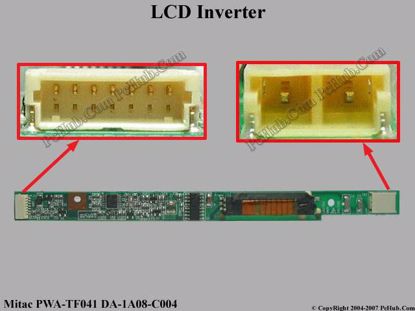 Picture of zMitac DA-1A08-C004 LCD Inverter .