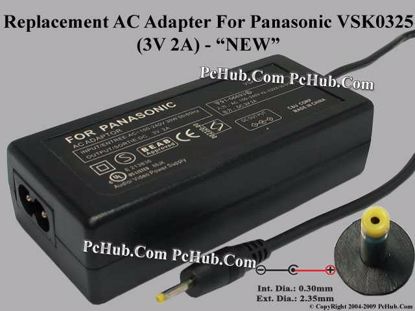 Replacement AC Adapter For Panasonic VSK0325