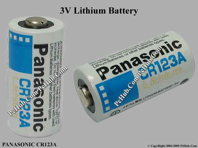 Pile CR123 Lithuim 3V Panasonic - Batteries