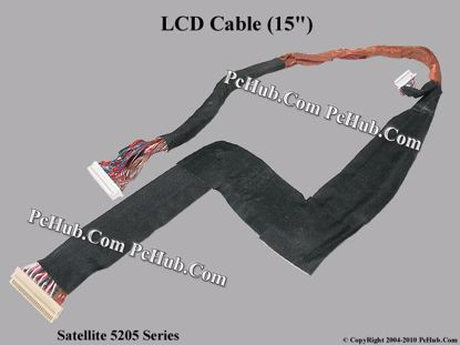 Picture of Toshiba Satellite 5205 Series LCD Cable (15") .