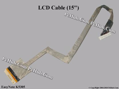 Picture of Packard Bell EasyNote K5305 LCD Cable (15") .