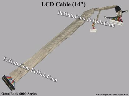 Picture of HP OmniBook 6000 Series LCD Cable (14") For Samsung LTN141XF