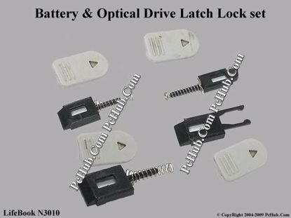 Picture of Fujitsu LifeBook N3010 Various Item Battery Latch Lock set
