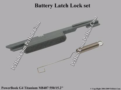 Picture of Apple PowerBook G4 Titanium M8407 550/15.2" Various Item Battery Latch