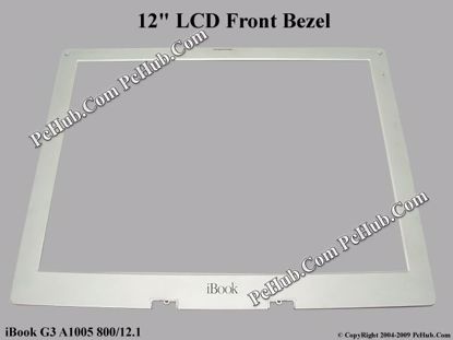 Picture of Apple iBook G3 A1005 800/12.1" LCD Front Bezel .