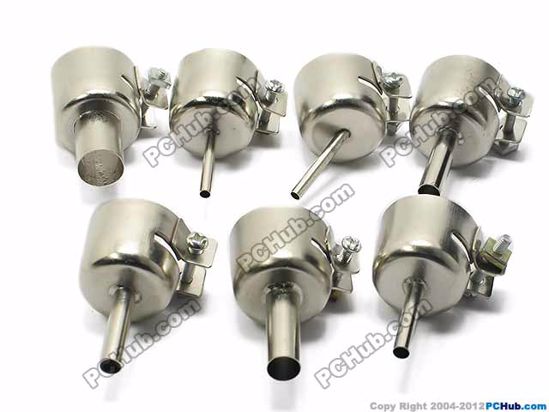 7 pieces set SMD Rework station soldering nozzle. 66523- 3mm to 12mm Tube  Nozzles UPH Tool Solder- Nozzle. PcHub.com - Laptop parts 