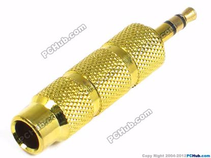 68240- TRS Connector. Color: Gold