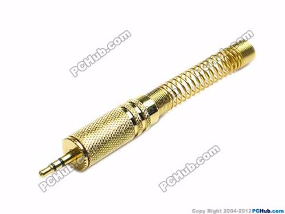 69880- 1163. TRS Stereo. Gold Plug /Handle / Sprin