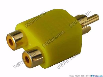69904- Yellow / Gold Tone Plug