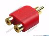 69906- Red / Gold Tone Plug