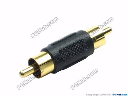 69914- Black / Gold Tone Plug