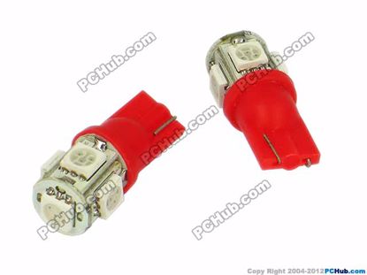 76804- Wedge. 5 x 5050 SMD Red LED