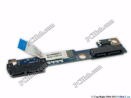 Ringlet diskret Gurgle Secondary Hard Drive System Connector Board KAT10 LS-5256P, 455N2T32L01,  NBX0000IP00 HP EliteBook 2540p Series HDD Caddy / Adapter. PcHub.com -  Laptop parts , Laptop spares , Server parts & Automation
