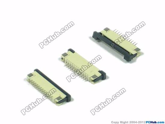 12-pin, 1.0mm Pitch, H=2.5mm, SMT type