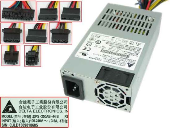 250W Power Supply Replacement for Delta DPS-250AB-44B 1Uflex Server NAS  Host Power Supply