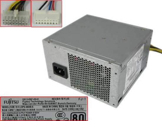 Fujitsu DPS-500XB Server - Power Supply A, 500W, DPS-500XB A,  S26113-E567-V50-02