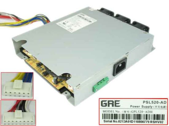 GRE GPL520-ADH Server - Power Supply 525W, GPL520-ADH, PSL520-AD