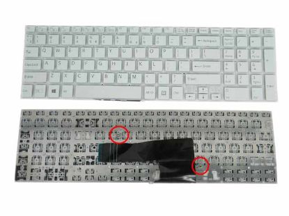 Sony Vaio SVF15 Series Fit/Fit 15E Keyboard 149240921US, White
