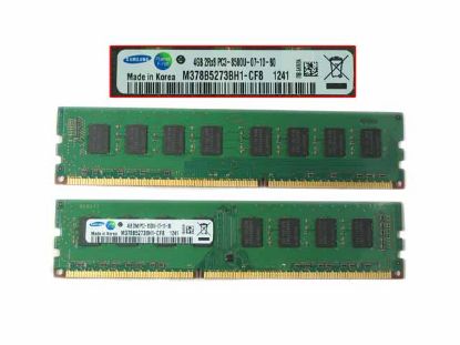 Samsung M378B5273BH1-CF8 Desktop Below 1066MHz 4GB, DDR3-1066, PC3-8500, M378B5273BH1-CF8