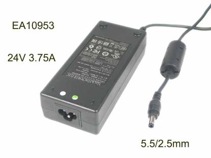 Picture of PCH OEM Power AC Adapter - Compatible EA10953, 24V3.75A, 5.5/2.5mm, 3-Prong, New