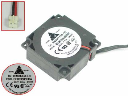 Picture of Delta Electronics BFB03505HHA Server - Square Fan 9K50R, 35x35x12mm, w50x2x2, 5V 0.23A