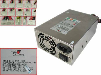 Picture of EMACS / Zippy PSA-6700P Server - Power Supply 700W, PSA-6700P (ROHS), B001200035
