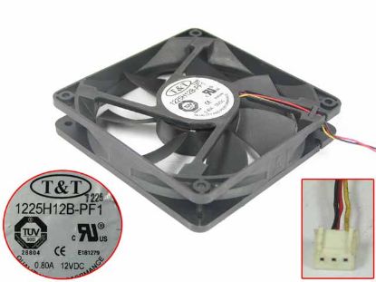 Picture of T&T 1225H12B-PF1 Server - Square Fan