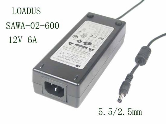 Picture of LOADUS SAWA-02-600 AC Adapter 5V-12V SAWA-02-600