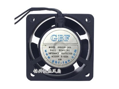 Picture of GBF 60B22H-30A Server-Square Fan 60B22H-30A