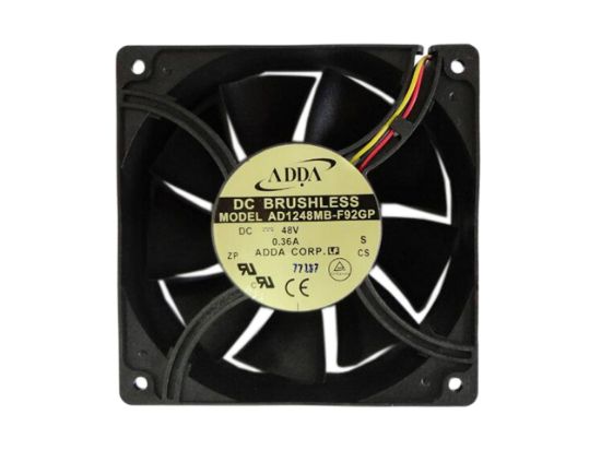 Picture of ADDA AD1248MB-F92GP Server-Square Fan AD1248MB-F92GP, S