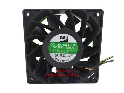 Picture of M / Huaxia Hengtai DZ12038B48UG Server-Square Fan DZ12038B48UG