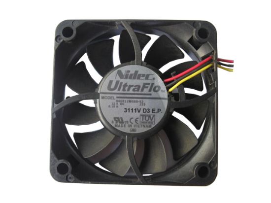 Picture of Nidec U60R12MGBB-52 Server-Square Fan U60R12MGBB-52, J23