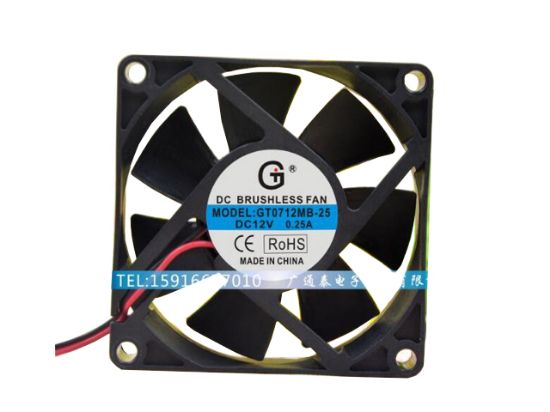 Picture of GT / Guangtai GT0712MB-25 Server-Square Fan GT0712MB-25