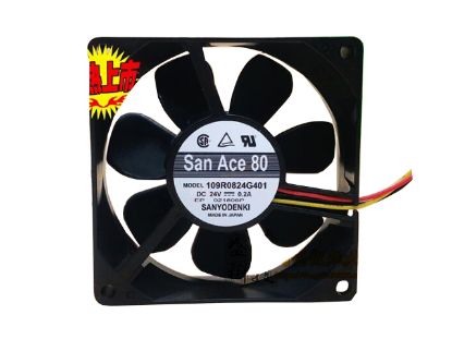 Picture of Sanyo Denki 109R0824G401 Server-Square Fan 109R0824G401