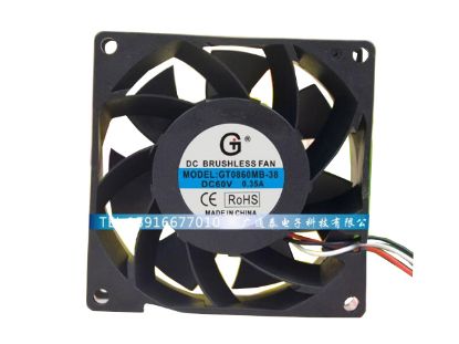 Picture of GT / Guangtai GT0860MB-38 Server-Square Fan GT0860MB-38