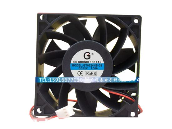 Picture of GT / Guangtai GT0924HB-38 Server-Square Fan GT0924HB-38