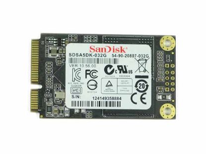 Picture of SanDisk SDSA5DK-032G 54-90-20807-032G  SSD mSATA 128GB & Below 32GB, 3.0, New