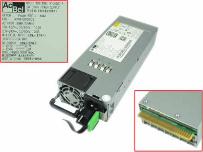 Picture of Acbel Polytech R1CA2801A Server - Power Supply 800W, R1CA2801A, APM12V0302, , 1U
