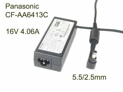 Picture of Panasonic CF-AA6413C AC Adapter 13V-19V 16V 4.06A, 5.5/2.5mm, 3P
