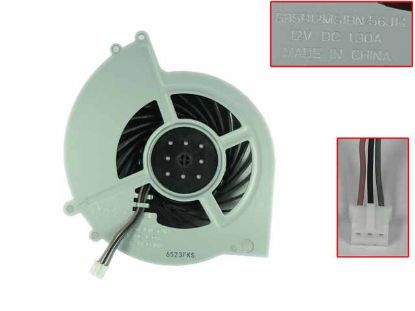 Picture of Nidec G85B12MS1BN Cooling Fan, 	DC 12V 1.30A Bare Fan, NEW
