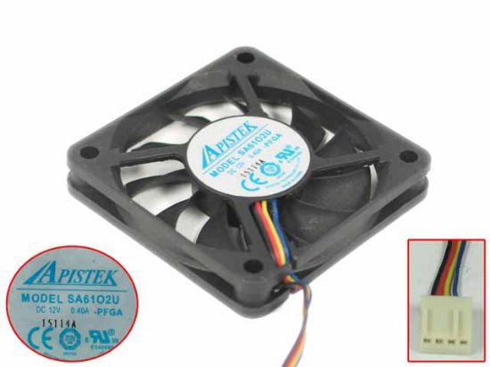 Picture of APISTEK SA61O2U Server-Square Fan SA61O2U, PFGE, PFGB, PFGA