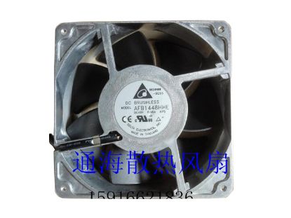 Picture of Delta Electronics AFB1448HHE Server-Square Fan AFB1448HHE, APS, Alloy Framed