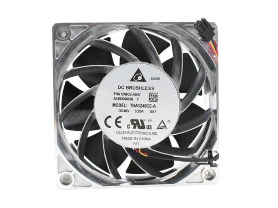 Picture of Delta Electronics THA1248CE-A Server-Square Fan THA1248CE-A, B47, Alloy Framed