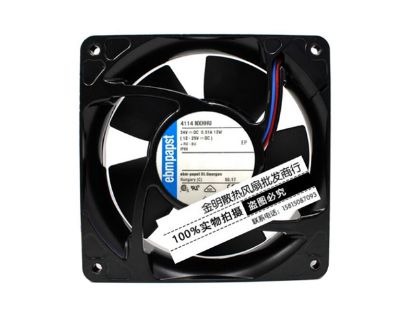 Picture of ebm-papst 4114 NXHHU Server-Square Fan 4114 NXHHU, Alloy Framed