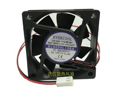 Picture of EverCool EC6020L12EA Server-Square Fan EC6020L12EA