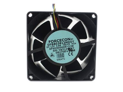 Picture of FORCECON DFB803812MDOT Server-Square Fan DFB803812MDOT